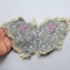 Wholesale New Denim Embroidered Butterfly Cloth Sticker Patch Embroidered Pieces Cloth Sticker Clothing Bag Hand-stitched Decorative Cloth DIY