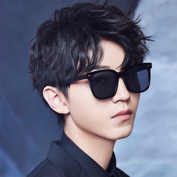 Wholesale Fan Chengcheng and Wang Junkai's Trendy Street Style Sunglasses for Women, Large Frame Versatile, Xiaohongshu Style Polarized Sunglasses for Men