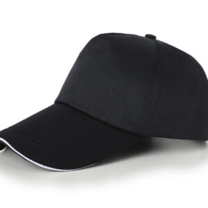 Black white edge advertising hat