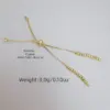 Wholesale 18K Gold Plated Copper Electroplated Zircon Bee Simple Style Handmade Chain Bracelets For Women's