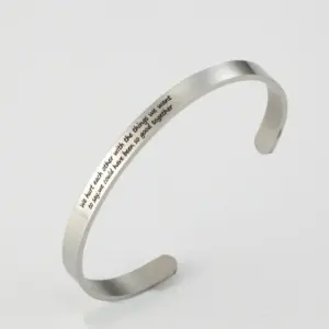 G2549 Steel Color We Hurt Each Other with the Things