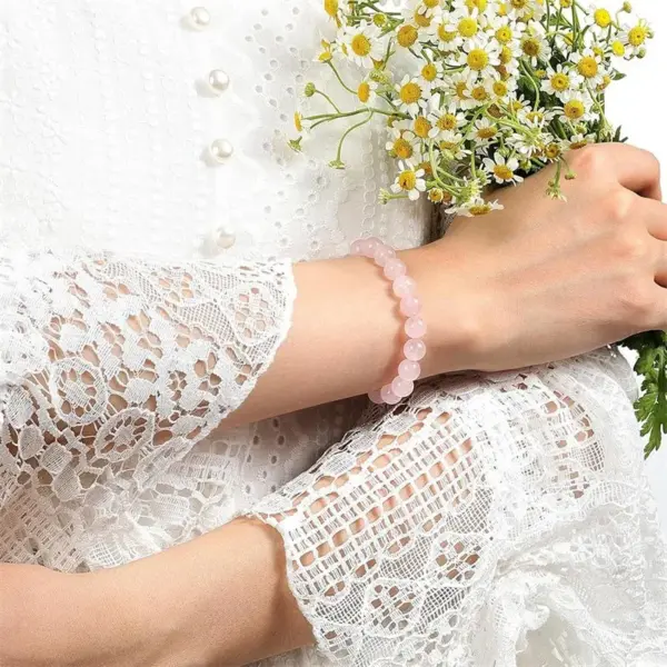 Simple Style Classic Style Round Natural Stone Bracelets In Bulk