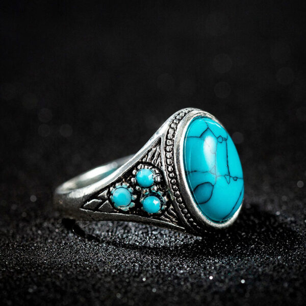 Wholesale Vintage Imitation Turquoise Ring
