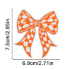 Wholesale Plaid Bow Embroidered Patch
