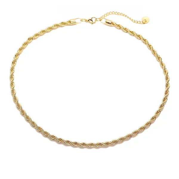 Wholesale Stainless Steel IG Style Simple Style Plating Solid Color Necklace