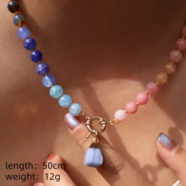 Wholesale Ion Plating (IP) 18K Gold Plated Palm Dolphin Heart Shape 304 Stainless Steel Crystal Glass Vacation Beach Waterproof Non Tarnish OT Clasp Toggle Closure Pendant Necklace