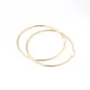 Fashion Circle Stainless Steel Plating Earrings 1 Pair
