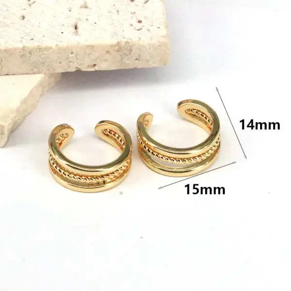 Wholesale 1 Pair Elegant Streetwear Geometric Plating Inlay Copper Artificial Pearls Zircon 18k Gold Plated Ear Studs