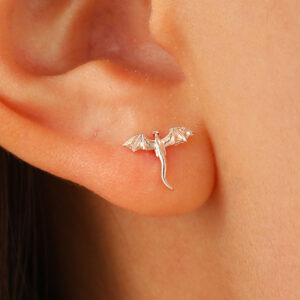 Wholesale Mini flying dragon earrings