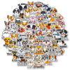 oly-3135b3453b26035843a68352da095a11 Wholesale 56 Cross-Border Cartoon Dog Stickers - Cute and Adorable Puppy Decals for Notebooks and Water Bottles (Waterproof)