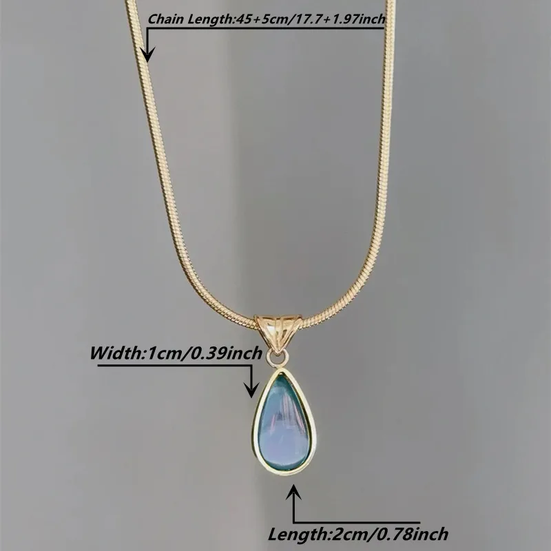 Real Gold Plated 18K Gold Water oplets 304 Stainless Steel Classic Style Streetwear Waterproof Non Tarnish 304 Stainless Steel