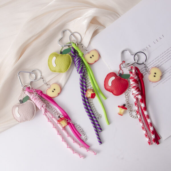 Wholesale Apple bag pendant keychain