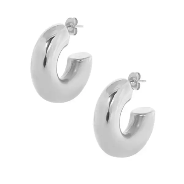 Wholesale 1 Pair Simple Style Geometric Plating 304 Stainless Steel Gold Plated Stainless Steel Earrings