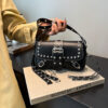 Wholesale Hot Girl Rivet Personalized Shoulder Bag Underarm Baguette Women's Bag