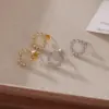 Wholesale Ion Plating (IP) 16K Gold Platinum Real Gold Plated Round 304 Stainless Steel Modern Style Simple Style IG Style Waterproof Non Tarnish Ear Studs