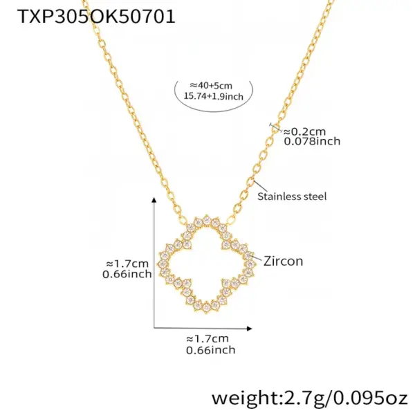 Wholesale Stainless Steel Zirconia Nose Ring Necklace Bracelet Earrings Jewelry Set Elegant Luxury Party Jewelry For Women