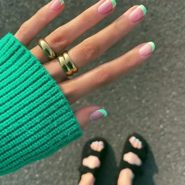 Wholesale PVD Coated Real Gold Plated 18K Gold Circle 304 Stainless Steel Elegant Waterproof Non Tarnish Rings