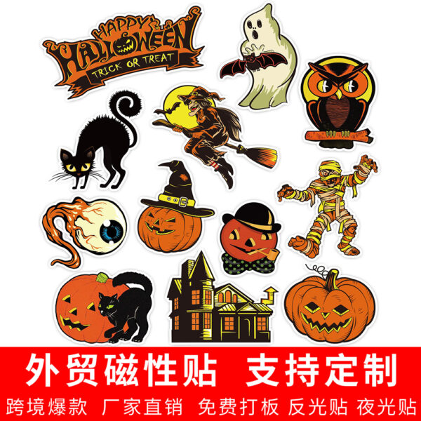 Wholesale Halloween photo frame magnetic refrigerator magnet