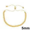 Wholesale Simple Style Solid Color Copper Plating 18k Gold Plated Bracelets