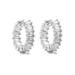 White Gold Color Style D Pair