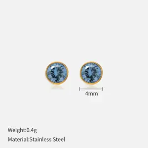 3 Months Light Blue-Gold #8