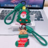 Wholesale Leather Christmas Ornament Keychain