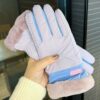 Wholesale Autumn and Winter Women's fleece-lined Thickened Warm Wind-Resistant Waterproof Gloves Outdoor Riding Skiing Climbing Non-Slip Touchscreen