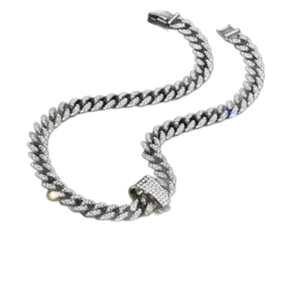 Wholesale Oil drop necklace accessories men's hip hop Cuban chain