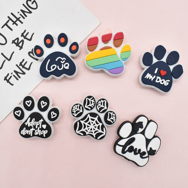 Wholesale Cartoon animal footprints bead