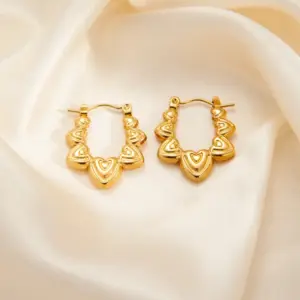 Heart-to-Heart Irregular Earrings