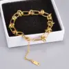 Wholesale Heart 304 Stainless Steel Titanium Steel Waterproof Non Tarnish No Inlaid PVD Coated Real Gold Plated 18K Gold Women'S Anklet