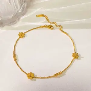 Little Daisy round Beads Anklet