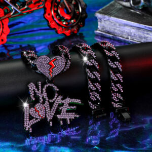 Purple (pendant + chain)