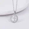 Wholesale Ethnic Style Portrait Stainless Steel Titanium Steel Plating Pendant Necklace