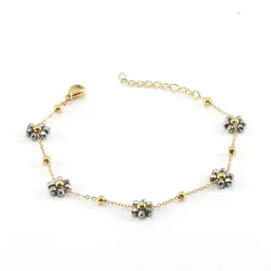 White K Color-Bracelets / 18k gold plating