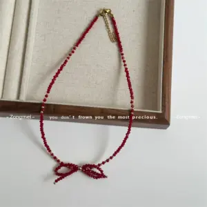 4# Beaded Crystal Necklace