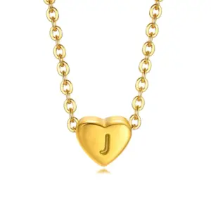 Gold Letter J