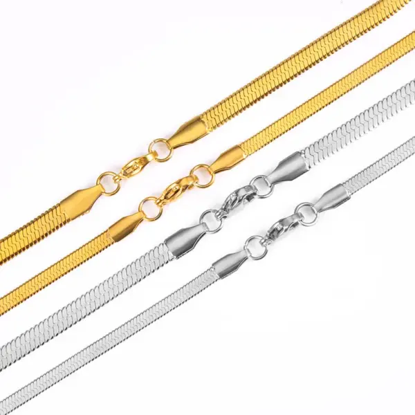 Wholesale Jewelry Simple Style Solid Color 304 Stainless Steel Necklace