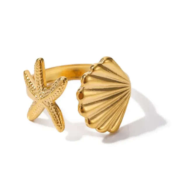 Wholesale Jewelry Vintage Style French Style Heart Shape Flower Bow Knot Titanium Steel 18K Gold Plated Plating Open Rings
