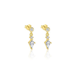 E4870-gold/pair / 925 silver