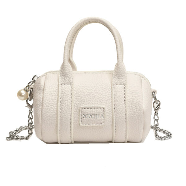 Wholesale Children's Girl Baby Pillow Bag Cylindrical Bag Simple Popular Shoulder Bag Parent-Child Style Fashionable Small Accessory Decor Bag