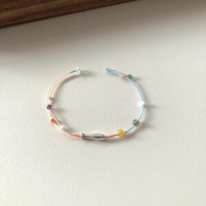 Wholesale "Small Ornament" Niche Design Small Fish Woven Rope Bracelet New Chinese Ethnic Style Simple All-match Bracelet for Girlfriends