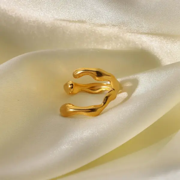 Wholesale PVD Coated Real Gold Plated 304 Stainless Steel Waterproof Non Tarnish