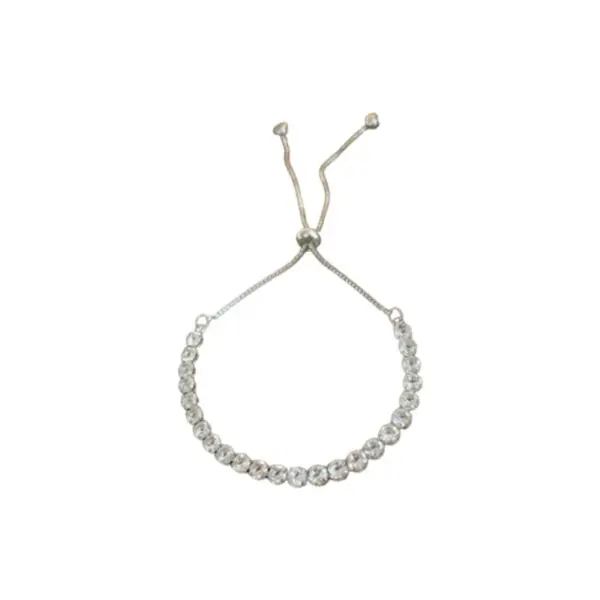 Simple Style Heart Shape Copper Inlay Zircon Bracelets