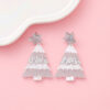 oly-31f72d4d73392c78ebf1d798709b010f Wholesale Christmas acrylic earrings accessories Europe and the United States cross-border new Christmas tree stitching cartoon earrings earrings