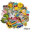Wholesale New Cross-Border Hot-Selling Patch Set Embroider Patch Combination Embroider Stamp Cartoon Patch Animal Smiley Face Cloth Patch