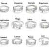 Wholesale Jewelry Retro Letter 201 Stainless Steel 18K Gold Plated Plating Open Ring