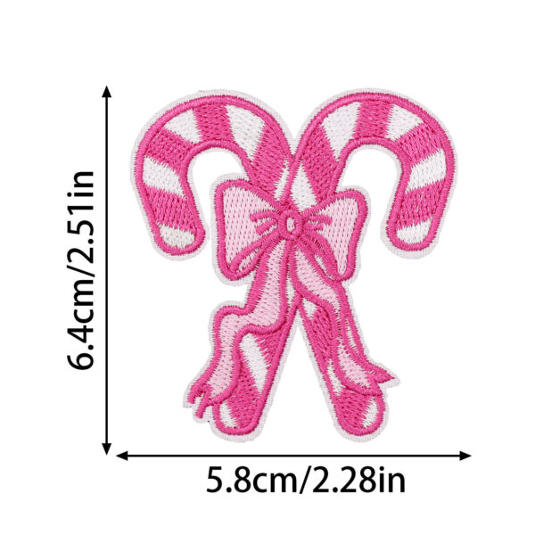 Wholesale Pink Christmas series embroidered patches