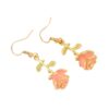 Wholesale European and American Creative Romantic Three-dimensional Retro Rose Earrings Women's High-end Sensei Alloy Oil Drop Flower Earrings