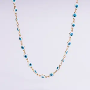 Necklace [White] / Single Necklace 45 5cm